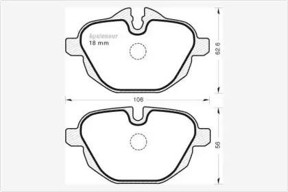 MGA 1027 Brake pads MGA 1027 Brake pads
