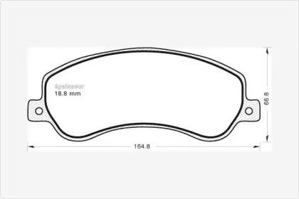 MGA 1029 Brake pads MGA 1029 Brake pads
