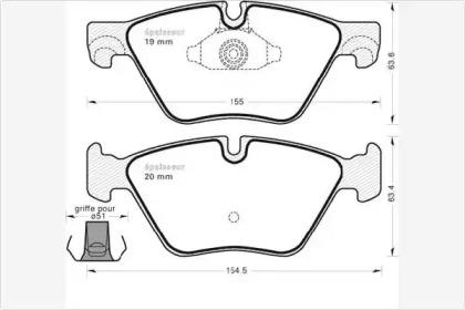 MGA 1030 Brake pads MGA 1030 Brake pads