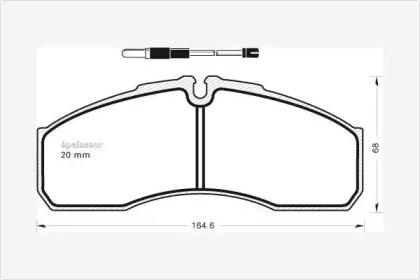 MGA 1036 Brake pads MGA 1036 Brake pads