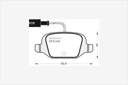 MGA 1057 Brake pads MGA 1057 Brake pads