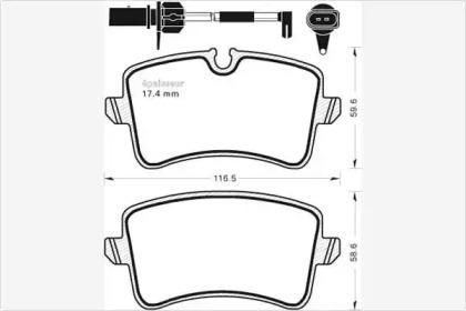 MGA 1061 Колодки гальмівні MGA 1061 Колодки гальмівні