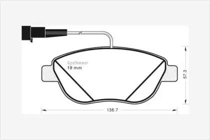 MGA 1064 Brake pads MGA 1064 Brake pads