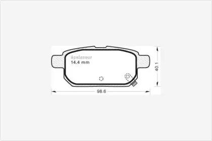 MGA 1068 Колодки гальмівні MGA 1068 Колодки гальмівні