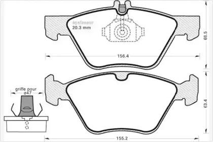 MGA 1114 Brake pads MGA 1114 Brake pads