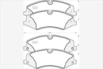 MGA 1127 Brake pads MGA 1127 Brake pads