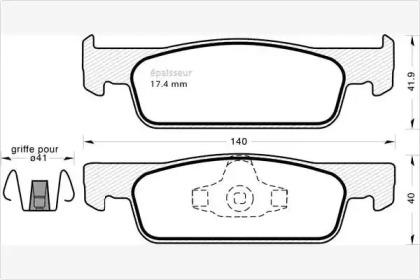 MGA 1131 Brake pads MGA 1131 Brake pads