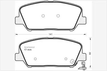 MGA 1149 Brake pads MGA 1149 Brake pads
