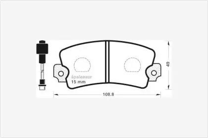 MGA 115 Колодки гальмівні