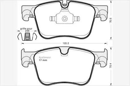 MGA 1162 Колодки гальмівні MGA 1162 Колодки гальмівні