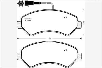 MGA 1175 Brake pads MGA 1175 Brake pads
