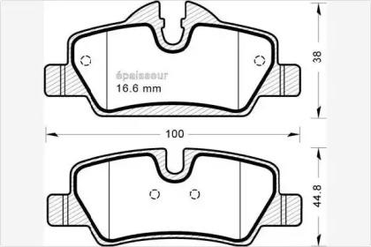MGA 1186 Brake pads MGA 1186 Brake pads