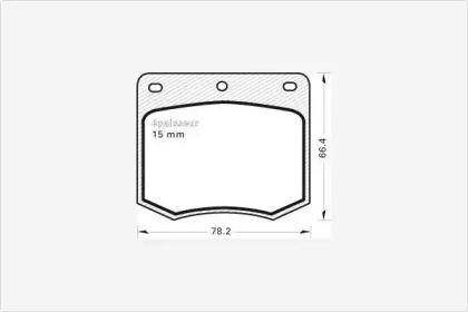 MGA 119 Колодки тормозные MGA 119 Колодки тормозные
