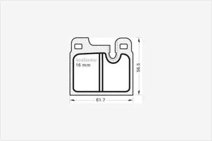 MGA 141 Brake pads MGA 141 Brake pads