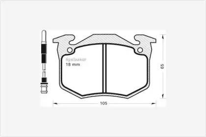 MGA 146 Колодки гальмівні MGA 146 Колодки гальмівні