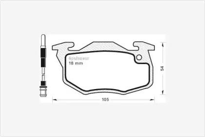 MGA 194 Колодки гальмівні MGA 194 Колодки гальмівні