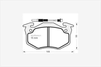 MGA 202 Колодки тормозные MGA 202 Колодки тормозные