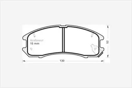 MGA 234 Brake pads MGA 234 Brake pads