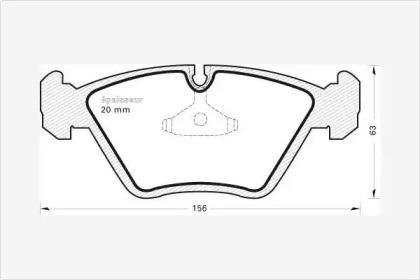 MGA 236 Колодки гальмівні