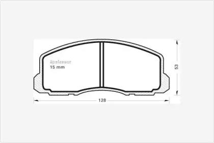 MGA 261 Колодки гальмівні MGA 261 Колодки гальмівні