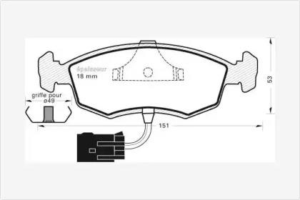 MGA 324 Колодки гальмівні MGA 324 Колодки гальмівні