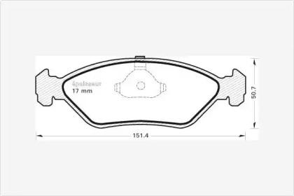 MGA 362 Колодки гальмівні