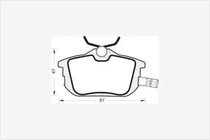 MGA 367 Колодки гальмівні