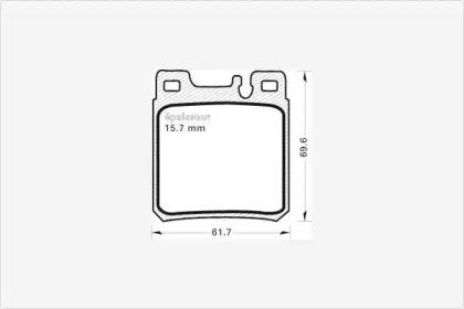MGA 372 Brake pads MGA 372 Brake pads