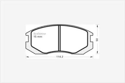 MGA 390 Brake pads MGA 390 Brake pads