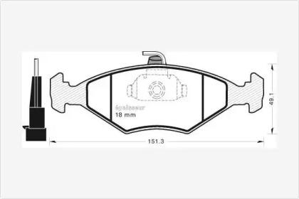 MGA 395 Колодки гальмівні MGA 395 Колодки гальмівні