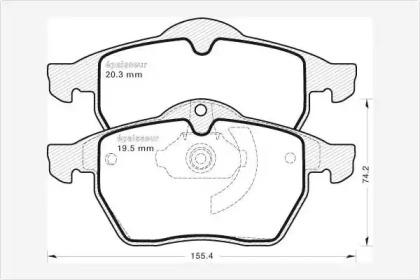 MGA 403 Колодки гальмівні