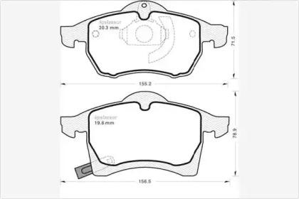 MGA 405 Brake pads MGA 405 Brake pads
