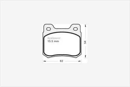 MGA 408 Колодки гальмівні MGA 408 Колодки гальмівні