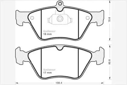 MGA 420 Колодки гальмівні MGA 420 Колодки гальмівні