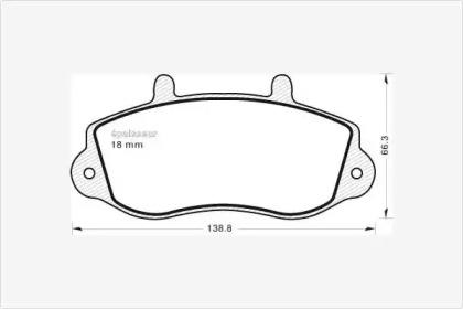MGA 430 Колодки гальмівні MGA 430 Колодки гальмівні