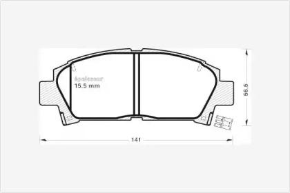 MGA 435 Brake pads MGA 435 Brake pads