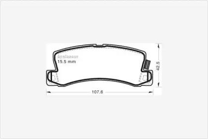 MGA 436 Колодки гальмівні MGA 436 Колодки гальмівні