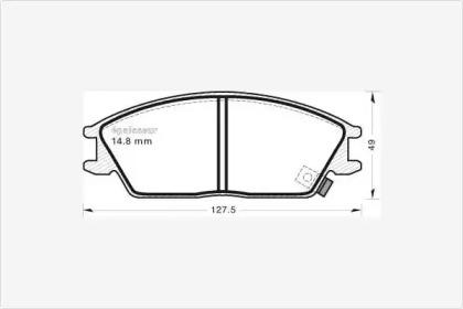MGA 437 Колодки гальмівні