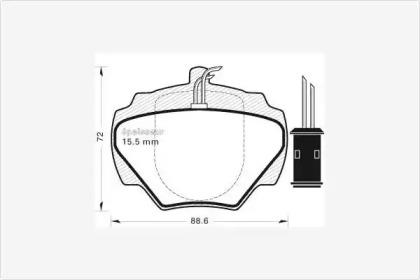 MGA 439 Колодки гальмівні MGA 439 Колодки гальмівні