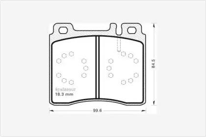 MGA 450 Brake pads MGA 450 Brake pads