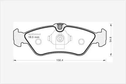 MGA 451 Brake pads MGA 451 Brake pads