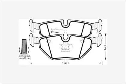 MGA 479 Колодки гальмівні MGA 479 Колодки гальмівні