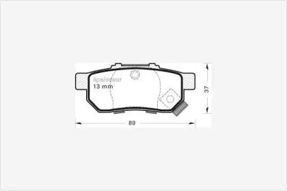 MGA 492 Колодки гальмівні