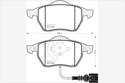 MGA 495 Колодки гальмівні MGA 495 Колодки гальмівні