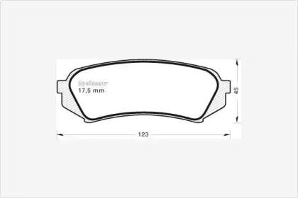 MGA 504 Колодки гальмівні MGA 504 Колодки гальмівні