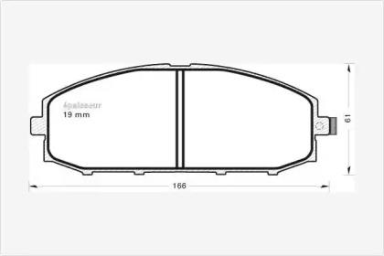 MGA 506 Brake pads MGA 506 Brake pads