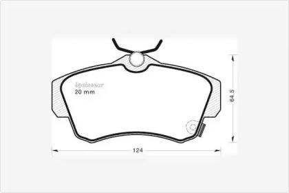MGA 514 Колодки гальмівні