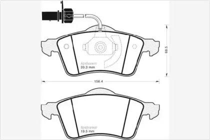 MGA 521 Колодки гальмівні MGA 521 Колодки гальмівні