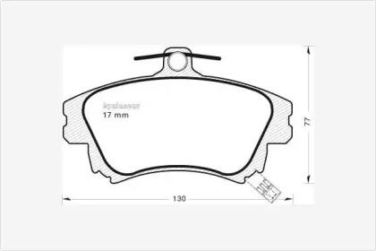 MGA 529 Brake pads MGA 529 Brake pads