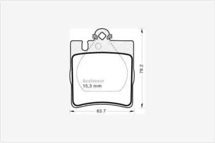 MGA 543 Колодки гальмівні